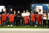 Ketum PSSI Erick Thohir bersama lima legenda sepakbola dunia. (Foto: Dok PSSI)