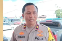 Wakapolres Mimika, Kompol Hermanto saat ditemui di Kantor Pelayanan Polres Mimika, Kamis (8/6/2023). (Foto: Arifin Lolialang/Seputarpapua)
