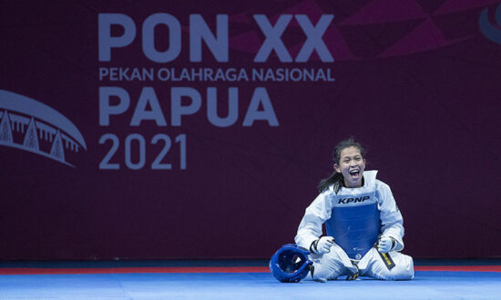 Atlet taekwondo putri Papua, Glorya Rinny Keleyan.