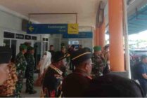 Kondisi terkini kedatangan Wapres di Nabire ini di Bandara Douw Atarure Nabire, Papua Tengah. (Foto: Christian Degei/seputarpapua)