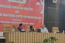 Sosialisasi Pemenuhan Indikator dan Sub Indikator MCP 2023, di Kota Jayapura, Papua, Rabu (5/7/2023). (Foto: Alley/Seputarpapua)
