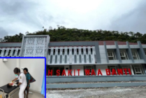 Rumah Sakit megah Waa Banti yang berada di Distrik Tembagapura, Kabupaten Mimika, Papua Tangah. (Insert: Petugas RS Waa Banti berikan pelayanan kesehatan kepada masyarakat di distrik Tembagapura) (Foto: Dinkes Mimika)