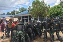 Prajurit TNI Lanud JAD Merauke, menggelar latihan PHH, Selasa (8/8/2023).