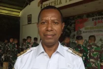 PJ Gubernur Provinsi Papua Selatan, Apolo Safanpo. (Foto: Sri/Seputarpapua)