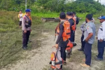 Tim SAR Gabungan hendak melakukan pencarian bocah tenggelam dan hilang di Sungai Digoel. (Foto: Humas Polda Papua)