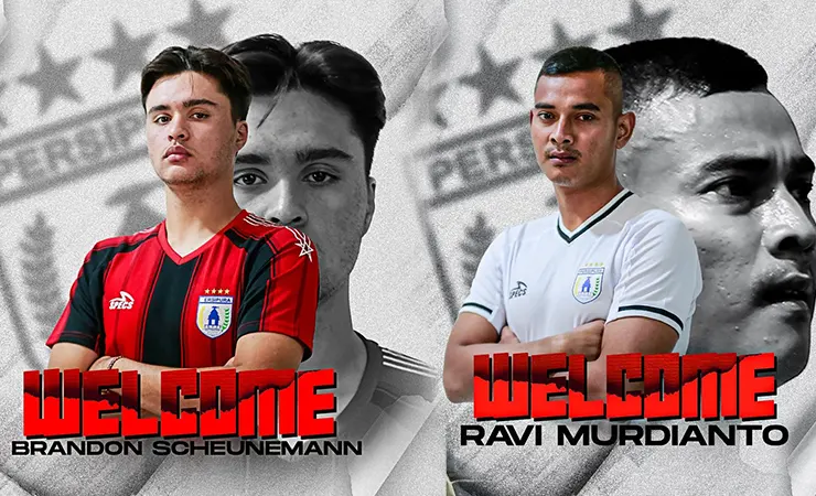 Dua pemain baru yang akan memperkuat tim Mutiara Hitam Persipura Jayapura dalam kompetisi Liga 2. (Foto: Desain Grafis Official Persipura)