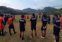 Tim Persipura Jayapura dalam sesi latihan. (Foto: Vidi/Seputarpapua)