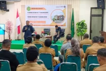 Suasana sosialisasi Perma Nomor 7 tahun 2022 dan SEMA Nomor 1 tahun 2023 yang digelar Pengadilan Agama Mimika, Selasa (5/9/2023). (Foto: Mujiono/Seputarpapua)