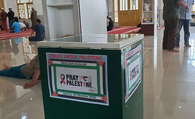 Ibadah Jumat Umat Muslim di Mimika Didedikasikan untuk Palestina