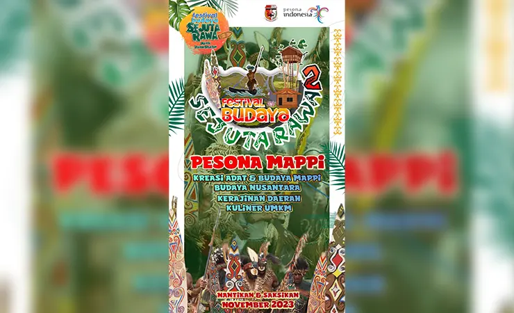 16 - 17 November, Festival Budaya Sejuta Rawa II Mappi Digelar