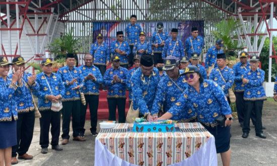 Peringatan HUT ke-52 Korpri di Kabupaten Mappi. (Foto: Humas Mappi)