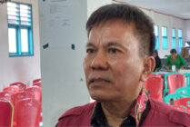 Kepala Kantor Regional IX Badan Kepegawaian Nasional Papua, Sabar P Sormin saat ditemui wartawan di SMPN 2 Mimika, Kamis (23/11/2023). (Foto: Fachruddin Aji/Seputarpapua)