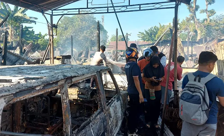 Gudang Bestu di Nabire Terbakar, Pemilik Rumah Tewas