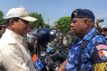 Ke Timika, Prabowo Berikan 79 Kendaraan Dinas TNI dan Polri