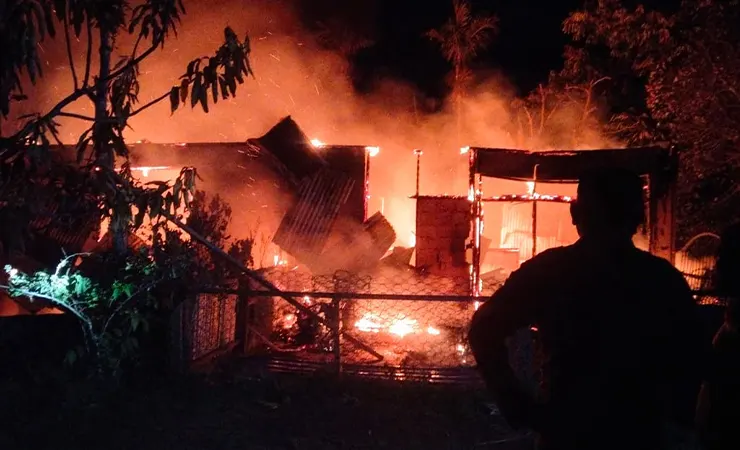 Obat Nyamuk Bakar Picu Kebakaran Empat Rumah Warga di Kota Jayapura