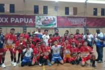 Tim Voli Putra Merauke Raih Emas Porprov Papua Selatan