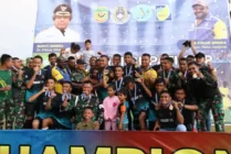 Brigif FC Keluar Sebagai Jawara Bupati Cup 2023