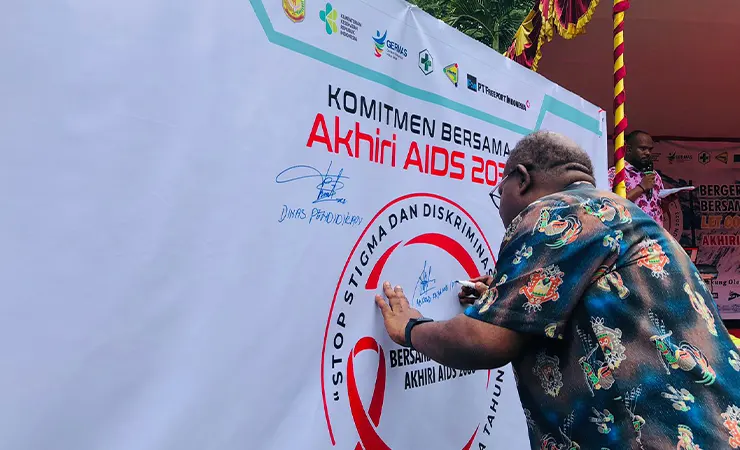Freeport, Pemkab dan Komunitas Peringati Hari AIDS Sedunia