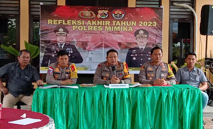 Jumlah Pelanggaran Lalu Lintas di Mimika Naik 1.307 di Tahun 2023