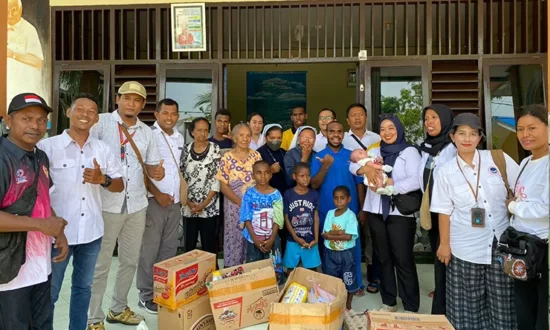 Jurnalis Papua Selatan 'Berbagi Kasih' Kepada Difabel dan Anak Yatim Piatu