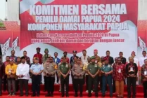Panglima dan Kapolri Hadiri Deklarasi Pemilu Damai di Papua