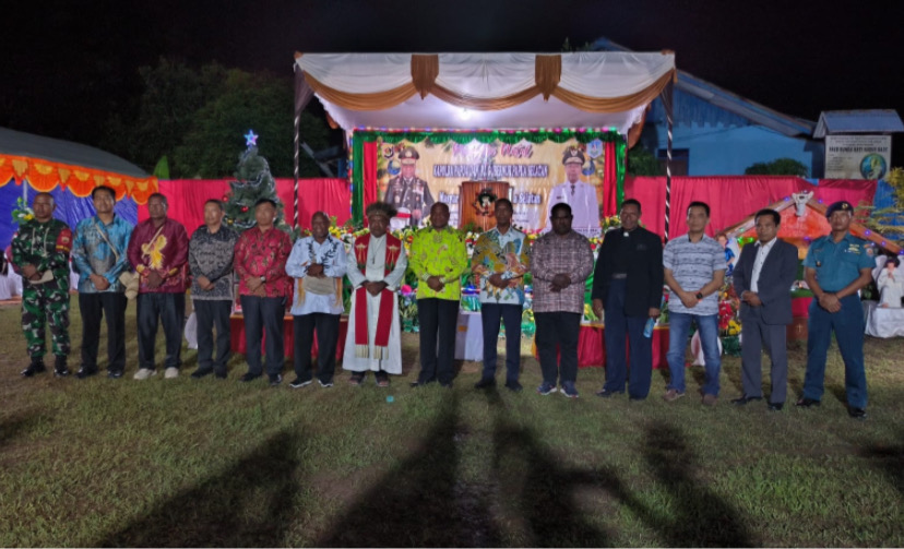 Kapolda Papua Irjen Mathius D. Fakhiri, Pj Gubernur Papua Selatan Apolo Safant, tokoh agama, tokoh masyarakat dan stakeholder berfoto bersama. (Foto: Wan/Seputarpapua)