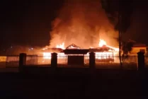 Kantor BPKSDM Kabupaten Paniai Ludes Terbakar