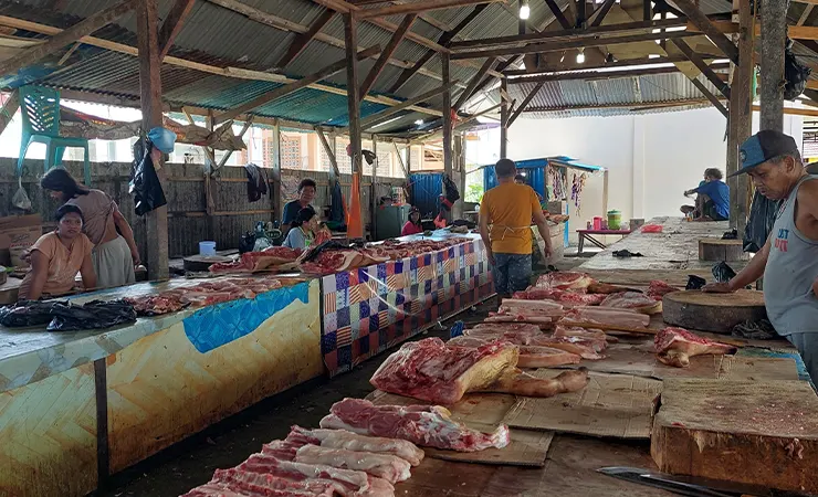 Virus ASF, Belum Pengaruhi Penjualan Daging Babi di Mimika