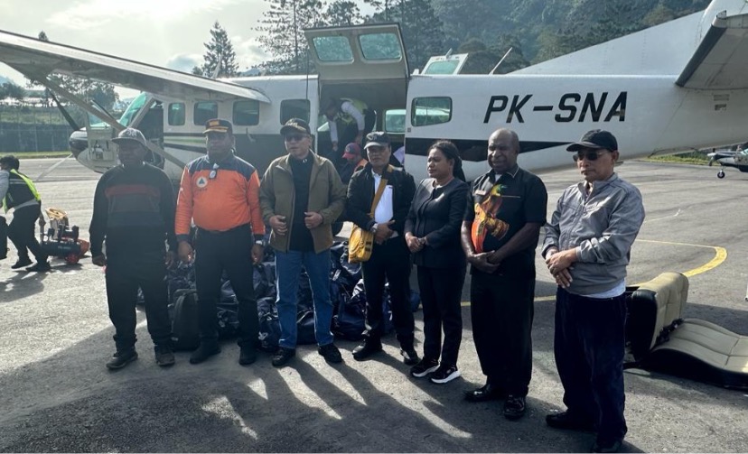 Pemprov Papua Tengah kirim bantuan tanggap darurat bencana alam di Kabupaten Puncak Jaya dan Intan Jaya (Foto: Humas Pemprov Papua Tengah)