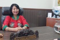 Kepala Dinas Peternakan dan Kesehatan Hewan (Disnakkeswan) Kabupaten Mimika, Provinsi Papua Tengah, Sabelina Fitriani. (Foto: Fachruddin Aji/Seputarpapua)