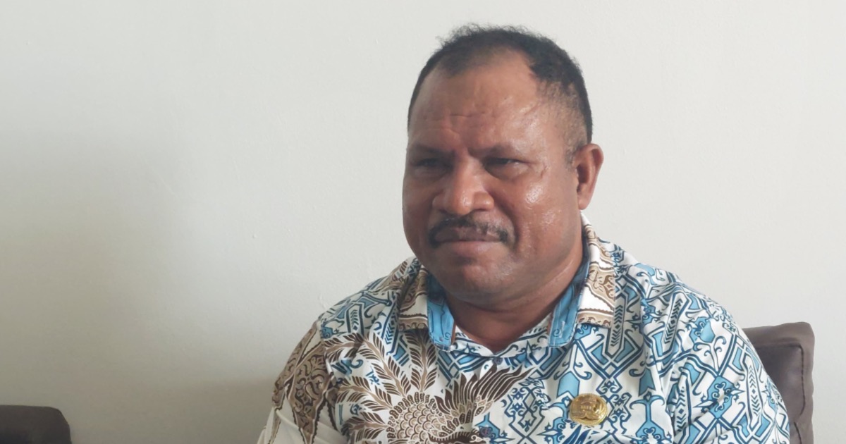 Moses Yarangga, Plt Kepala BPBD Kabupaten Mimika, Provinsi Papua Tengah. (Foto: Fachruddin Aji/Seputarpapua)