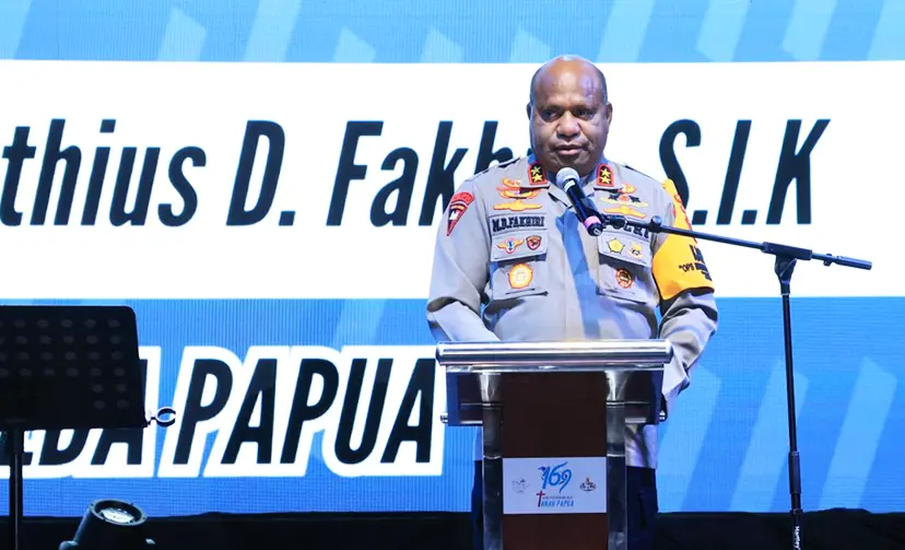 Kapolda Papua Irjen Mathius D Fakhiri
