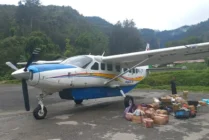 Pesawat Asian One Ditembak OTK di Beoga