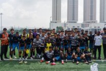 Siswa PFA berfoto bersama saat mengikuti turnamen sepakbola Selangor Open 2024 di Malaysia. (Foto: Humas PFA)