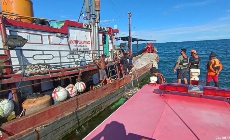 Terjatuh di Perairan Timika, ABK KM. Papua Jaya 02 Belum Ditemukan