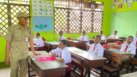 Pelaksanaan Ujian Sekolah Berbasis Kertas Pensil ( USKP) Jenjang Pendidikan Sekolah Dasar di Kabupaten Asmat. (Foto: Elgo Wohel/Seputarpapua)