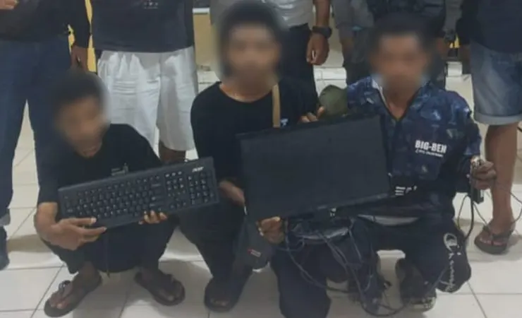 Curi Komputer di Sekolah, Dua Pelajar dan Seorang Penadah Ditangkap Polisi