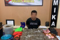 Pelaku WA alias Wily berhasil ditangkap polisi atas kepemilikan puluhan paket narkotika jenis ganja. (Foto: Dok Satuan Narkoba)
