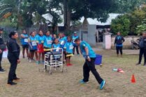 Atlet difabel Kabupaten Jayapura saat menjalani seleksi Peparnas 2024. (Foto: Dok NPCI Papua)