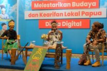 Suasana Forum Diskusi Literasi Demokrasi yang digelar Kemenkominfo di Semarang, Jawa Tengah, dengan narasumber Michael Jakarimilena dan Sonny Asso. (Foto: Kemenkominfo)