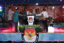 Peluncuran Tahapan Pemilihan Bupati dan Wakil Bupati Kabupaten Asmat Tahun 2024. (Foto: Elgo Wohel/Seputarpapua)