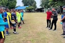 Proses seleksi atlet cabor sepakbola PPLP Papua Selatan. (Foto: Dok Disporaparekraf Papua Selatan)