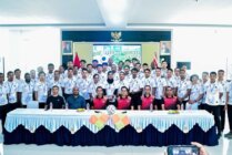 Peserta pelatihan wasit diselenggarakan Asprov PSSI DKI Jakarta dan diikuti oleh wasit yang dikirim oleh Askab PSSI Mimika. (Foto: Dok Askab PSSI Mimika)