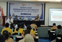 Suasana sosialisasi pengawasan partisipatif bagi pemilih pemula yang digelar Bawaslu Mimika. (Foto: Mujiono/Seputarpapua)