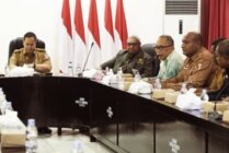 Pertemuan antara Konsulat PNG dengan Asisten I Setda Papua Selatan di Gedung Negara Merauke. (Foto: Dok Pemrov PPS)