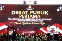 Suasana debat Pilkada Papua. (Foto: Tangkapan layar debat)