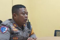 Kasat Lantas Polres Mimika, AKP Boby Pratama saat ditemui wartawan di ruang kerjanya, Rabu (30/10/2024). (Foto: Fachruddin Aji/Seputarpapua)