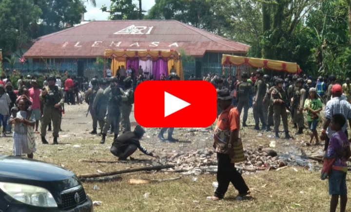 Polisi Bubarkan Acara Bakar Batu Pelajar dan Mahasiswa di Timika