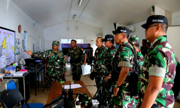 Asops Panglima TNI Tinjau Lokasi Latihan PPRC TNI 2018 di Timika