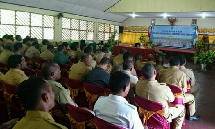 Sejumlah Kepala Distrik di Asmat Terancam Diberhentikan